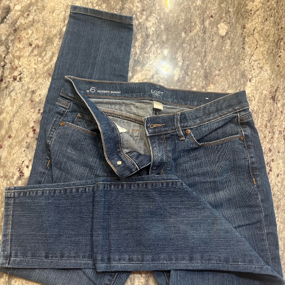LOFT size 6 Modern Skinny Women's Jeans